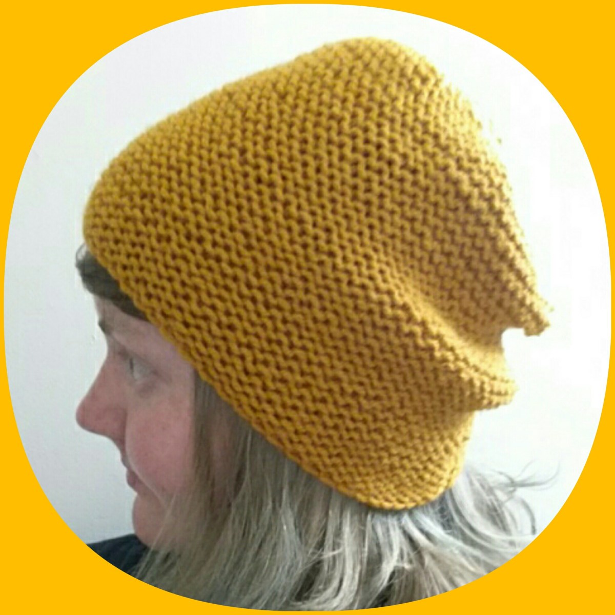 “Beehive” garter stitch&nbsp;hat